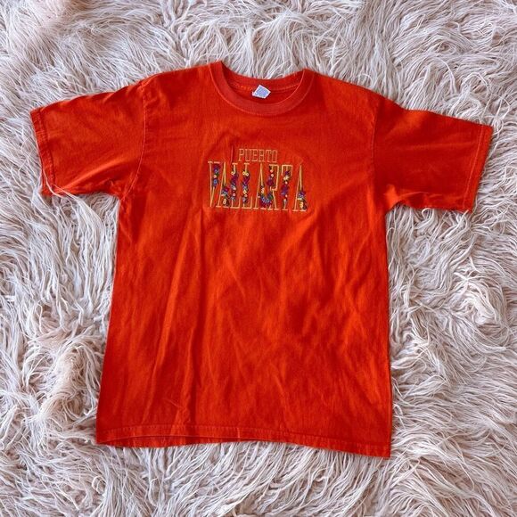 Vintage Tops - Women’s Large Vintage Puerto Vallarta T-shirt